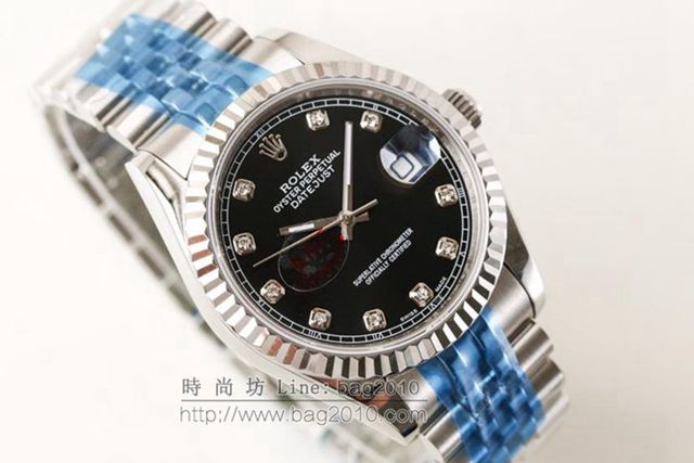 勞力士手錶 N9 Factory Rolex日誌型39系列 冰綠色超亮夜光 Rolex高端男表 Rolex機械男士腕表  hds1305